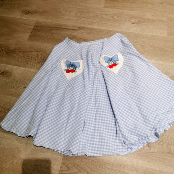 Vintage style Hell Bunny Jessie gingham skirt - Picture 9 of 11